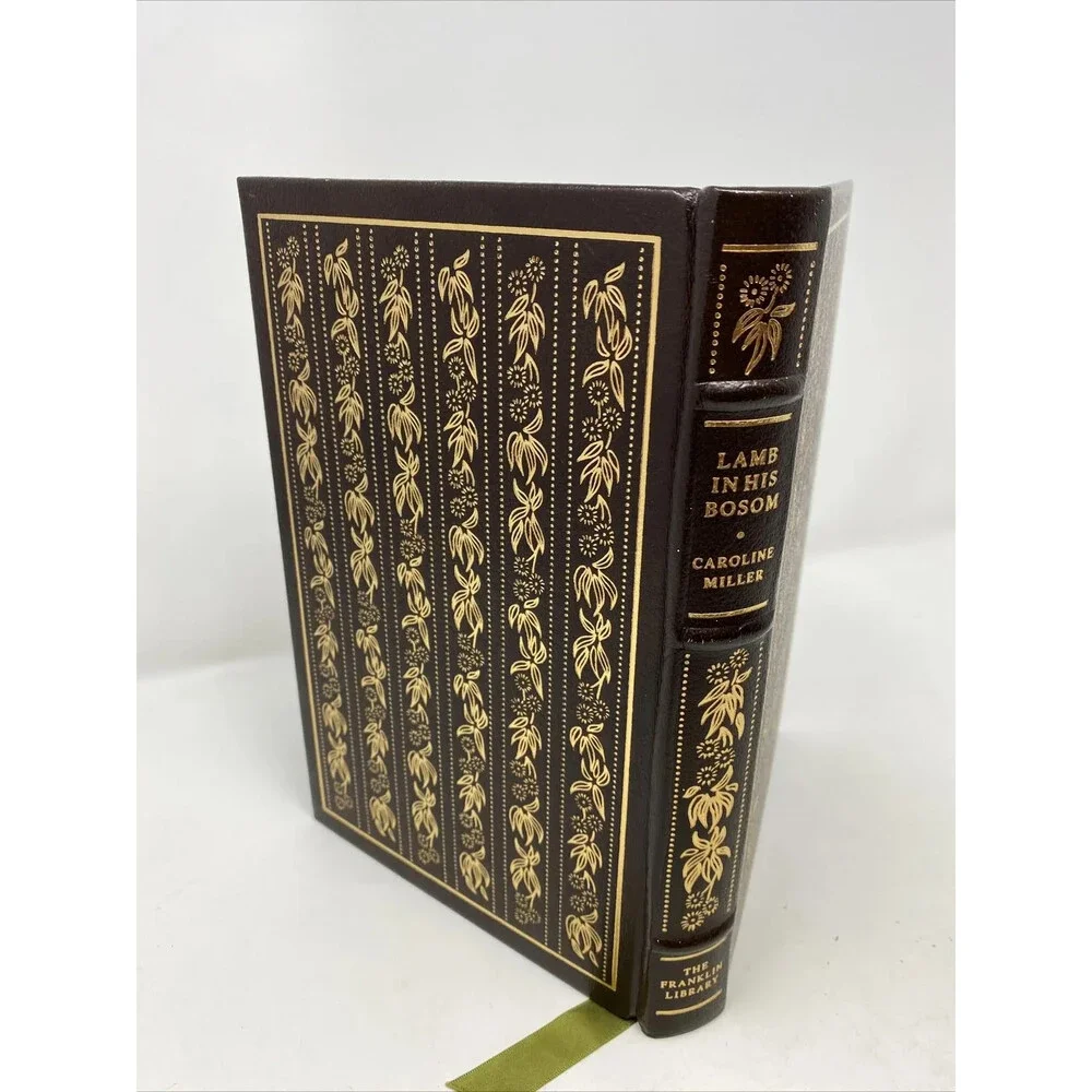 Lamb In His Bosom Caroline Miller 1978 Leather Bound Franklin Mint